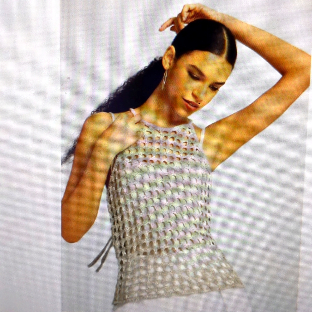 NWT Gabrielle Union crochet camisole top and size XXL